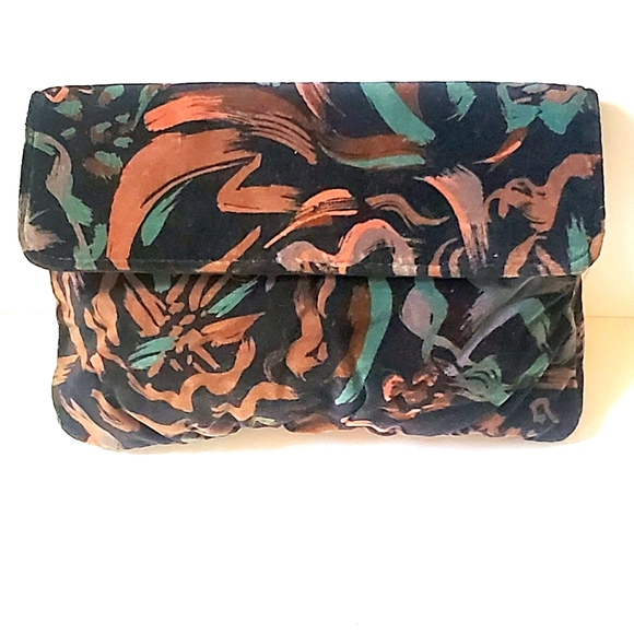 Handbags - Vintage Velvet Clutch Bag